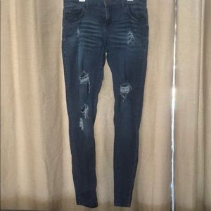 Charlotte Russe Ripped Jeans